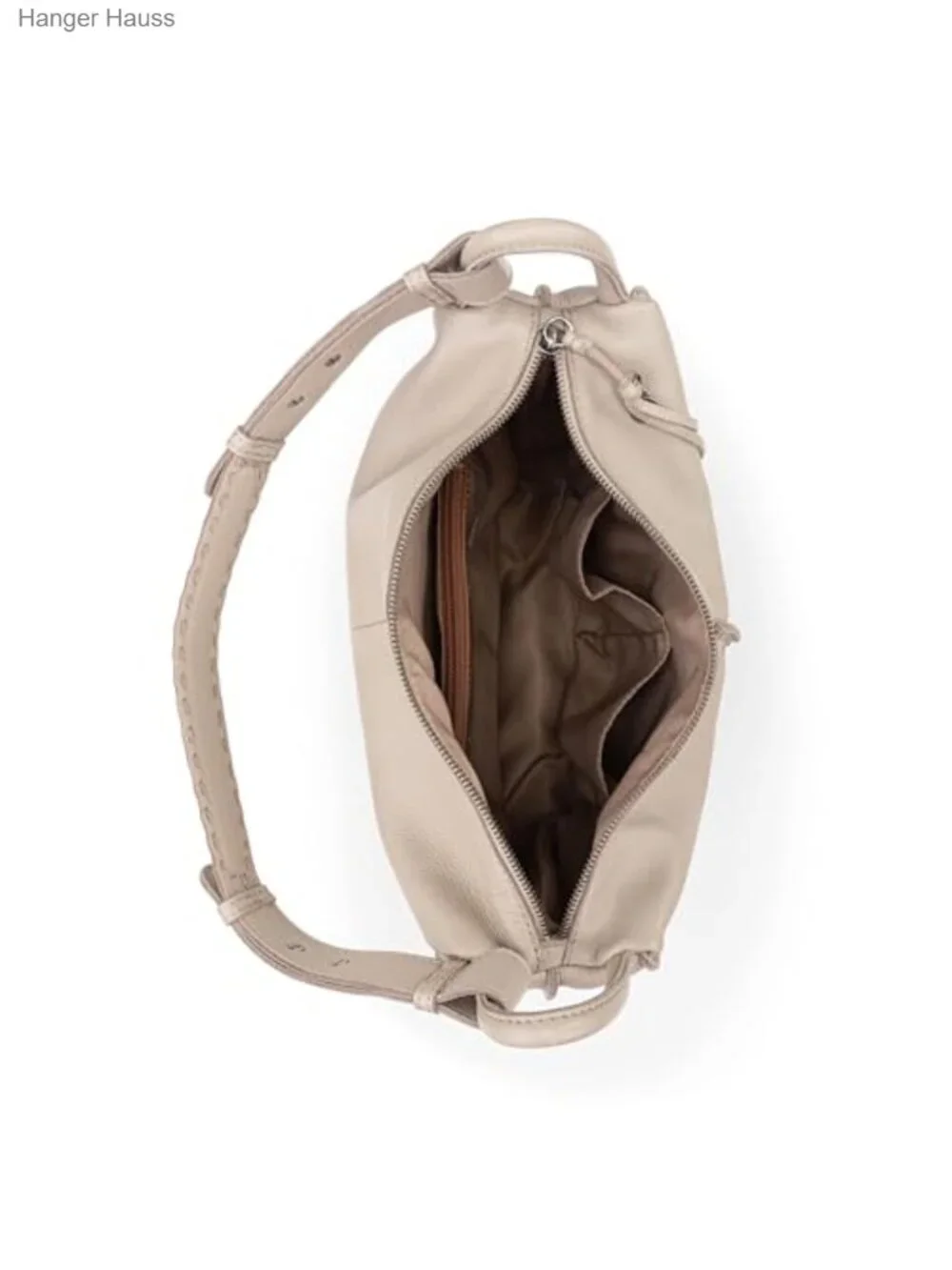 The Sak Los Feliz Hobo Leather Handbag Travel Purse with Zipper Pocket